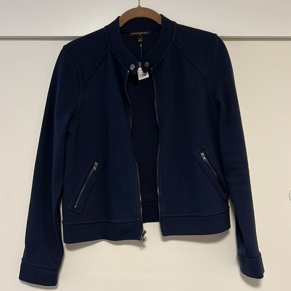 Banana Republic Pique Moto Jacket 